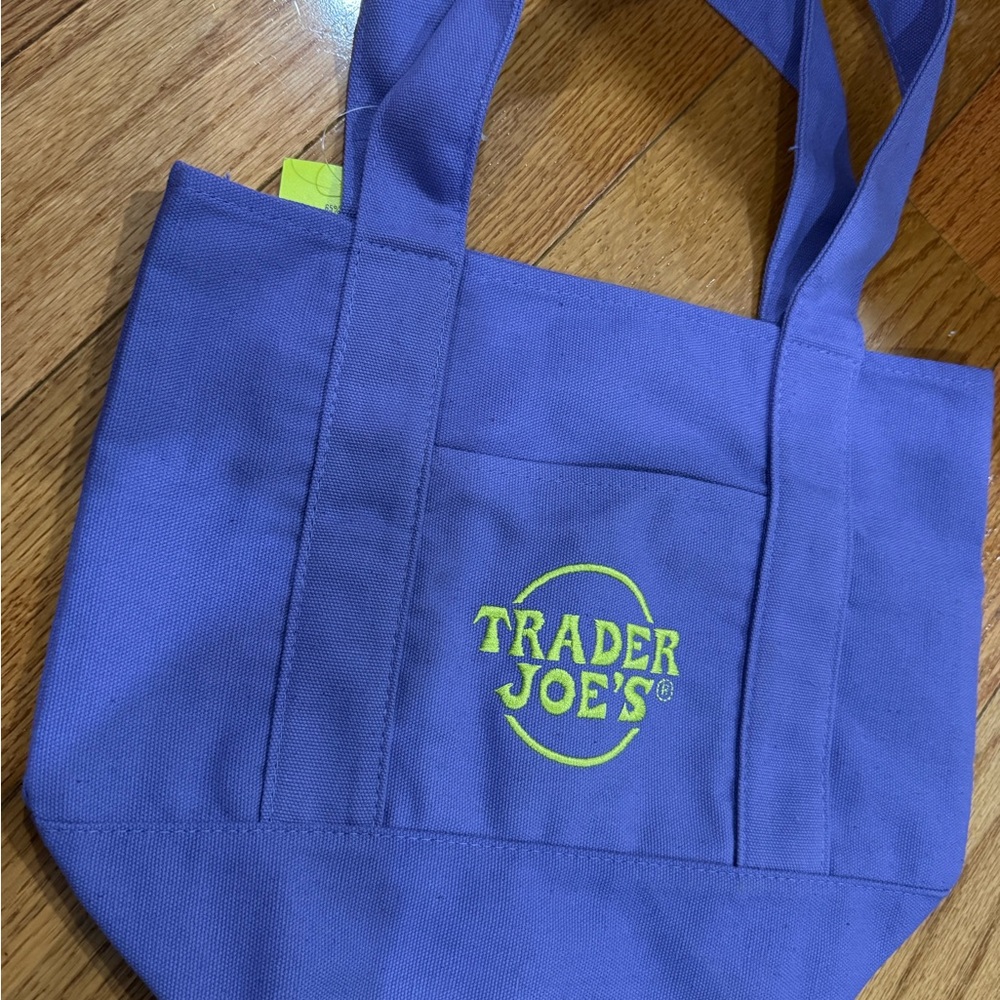 Trader Joe's Purple Tote Bag